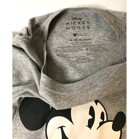 DISNEY- MENS SHORT SLEEVE MICKEY GRAPHIC T-SHIRT GREY 90% COTTON SIZE MEDIUM - Picture 4 of 7
